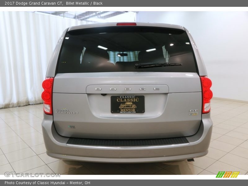 Billet Metallic / Black 2017 Dodge Grand Caravan GT
