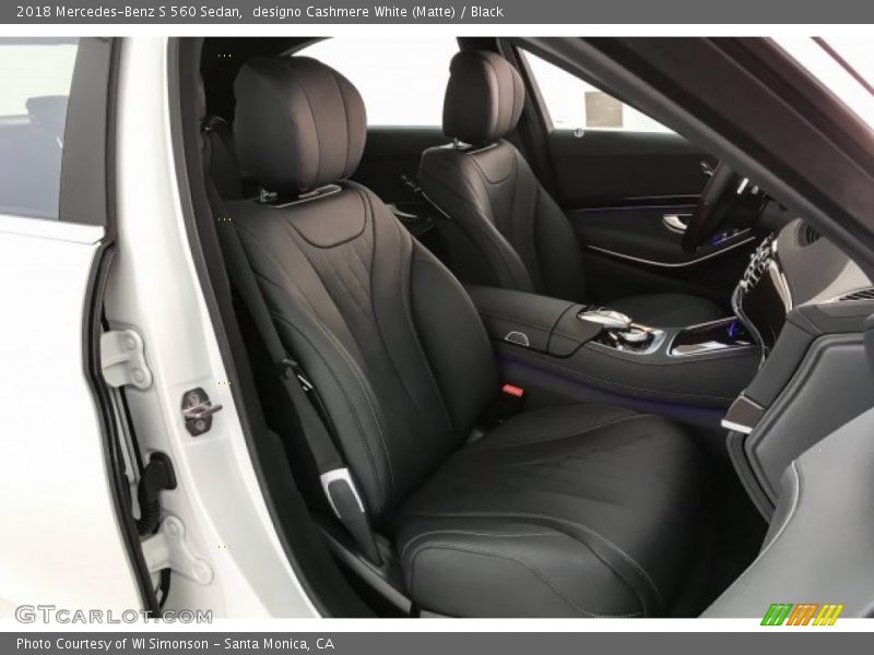 designo Cashmere White (Matte) / Black 2018 Mercedes-Benz S 560 Sedan