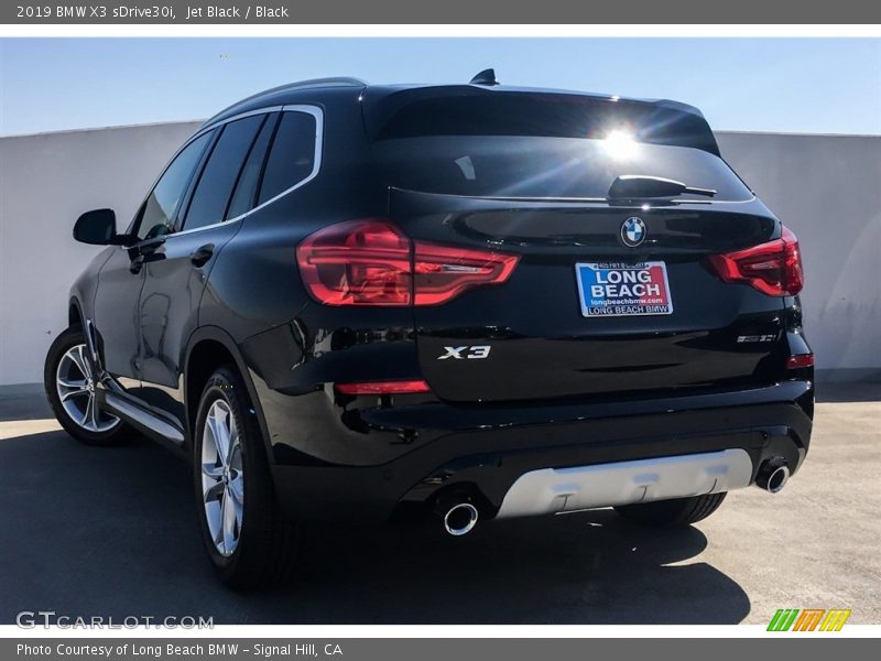 Jet Black / Black 2019 BMW X3 sDrive30i