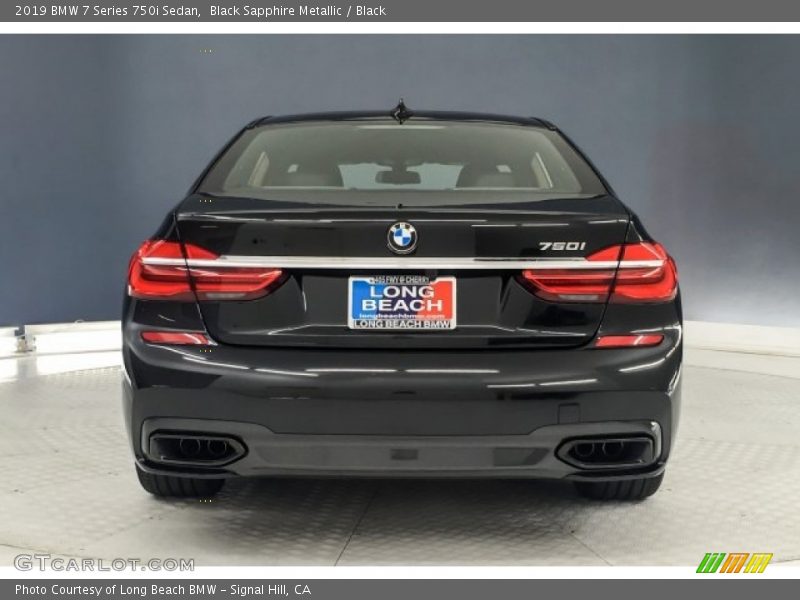 Black Sapphire Metallic / Black 2019 BMW 7 Series 750i Sedan