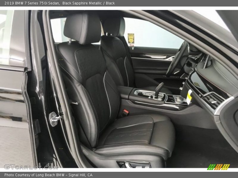 Black Sapphire Metallic / Black 2019 BMW 7 Series 750i Sedan