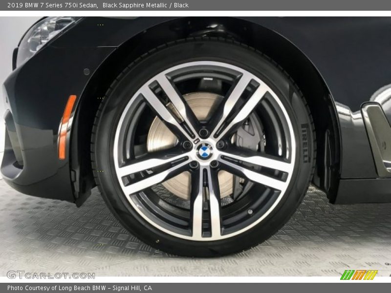 Black Sapphire Metallic / Black 2019 BMW 7 Series 750i Sedan