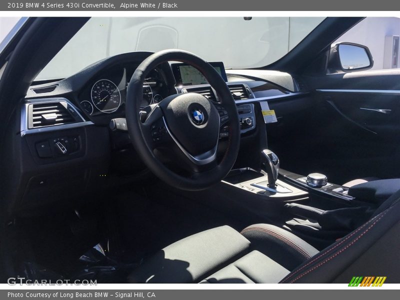 Alpine White / Black 2019 BMW 4 Series 430i Convertible