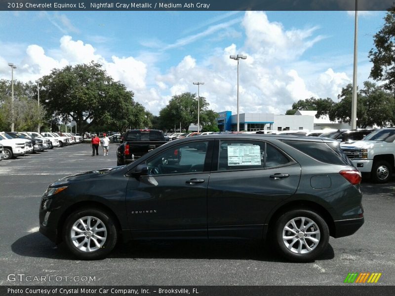 Nightfall Gray Metallic / Medium Ash Gray 2019 Chevrolet Equinox LS