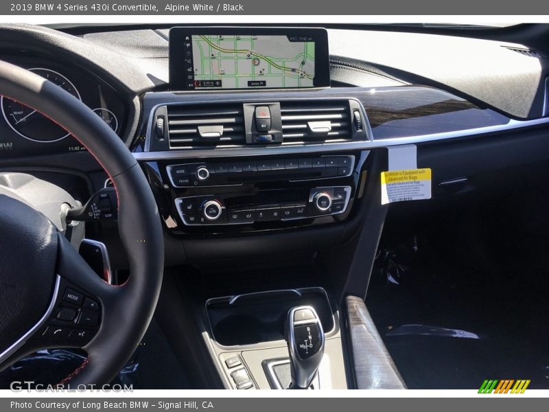 Alpine White / Black 2019 BMW 4 Series 430i Convertible