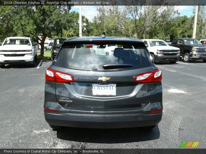 Nightfall Gray Metallic / Medium Ash Gray 2019 Chevrolet Equinox LS