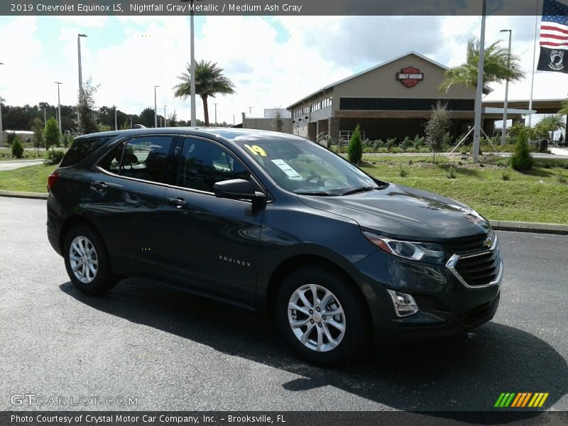Nightfall Gray Metallic / Medium Ash Gray 2019 Chevrolet Equinox LS