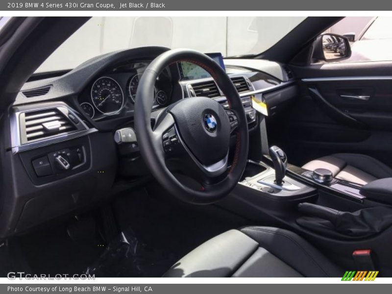 Jet Black / Black 2019 BMW 4 Series 430i Gran Coupe