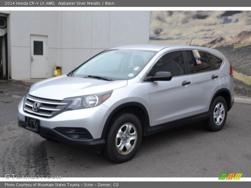Alabaster Silver Metallic / Black 2014 Honda CR-V LX AWD