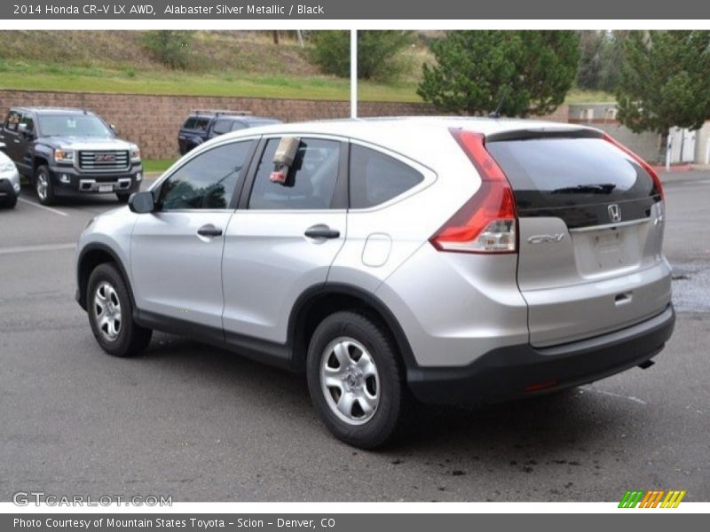 Alabaster Silver Metallic / Black 2014 Honda CR-V LX AWD