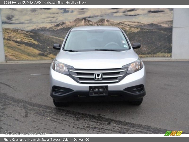 Alabaster Silver Metallic / Black 2014 Honda CR-V LX AWD