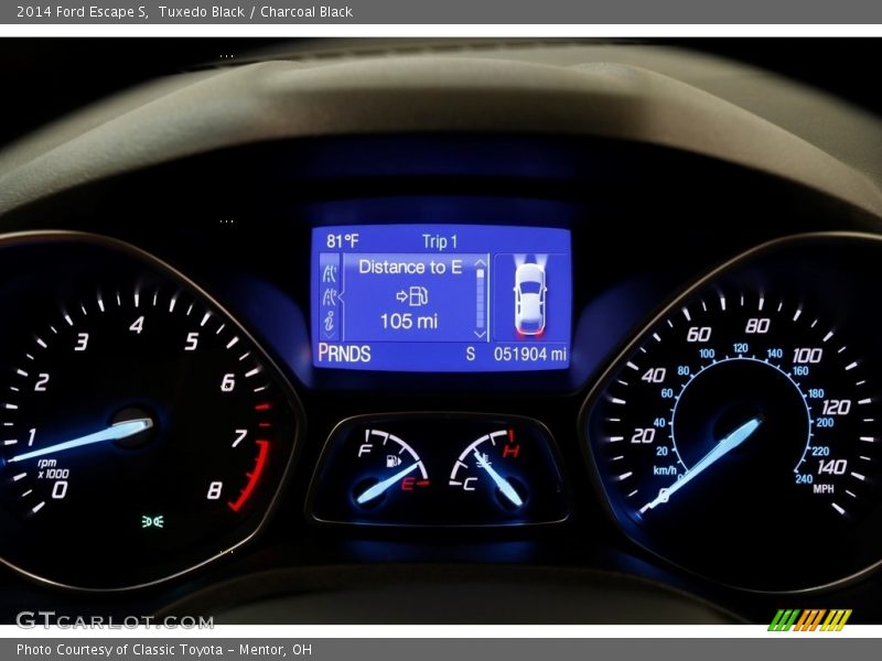 Tuxedo Black / Charcoal Black 2014 Ford Escape S