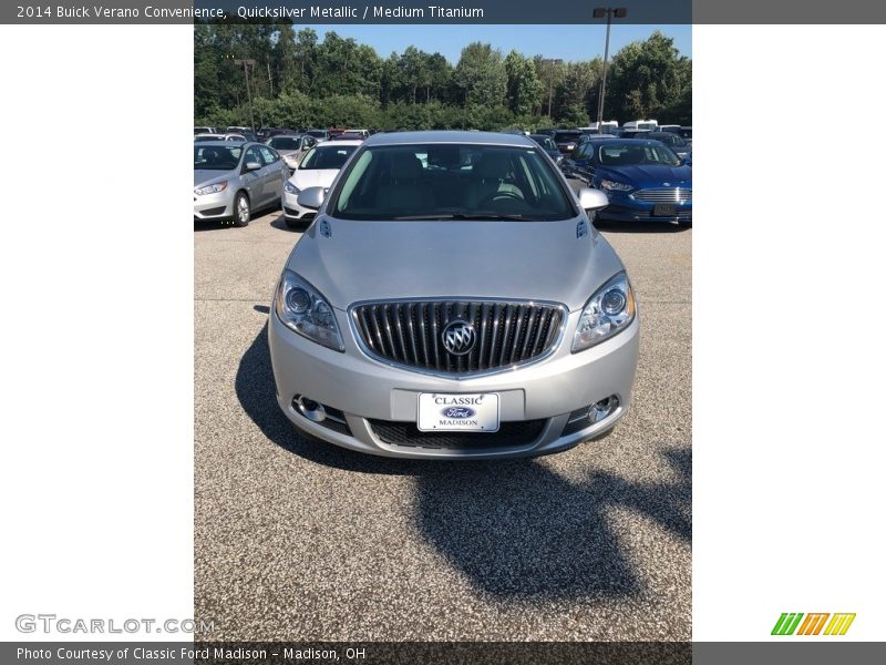 Quicksilver Metallic / Medium Titanium 2014 Buick Verano Convenience