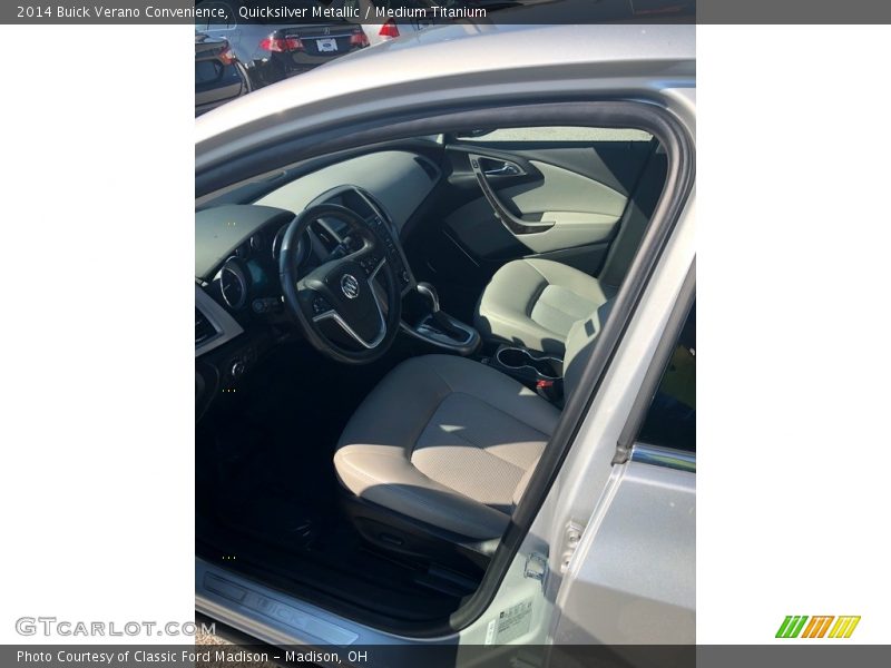Quicksilver Metallic / Medium Titanium 2014 Buick Verano Convenience