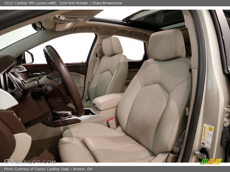 Gold Mist Metallic / Shale/Brownstone 2012 Cadillac SRX Luxury AWD