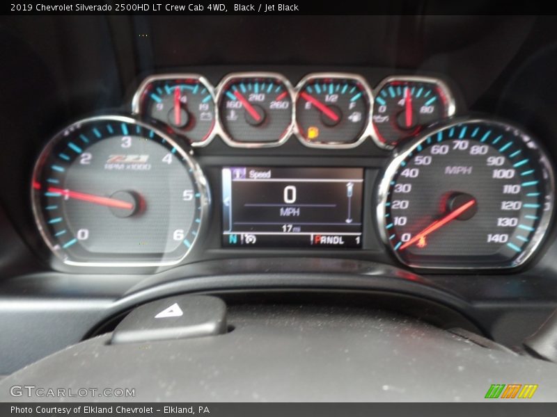 Black / Jet Black 2019 Chevrolet Silverado 2500HD LT Crew Cab 4WD