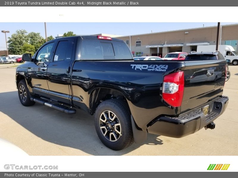 Midnight Black Metallic / Black 2019 Toyota Tundra Limited Double Cab 4x4