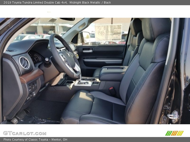  2019 Tundra Limited Double Cab 4x4 Black Interior