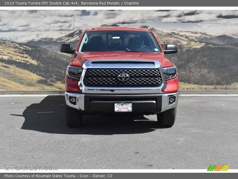 Barcelona Red Metallic / Graphite 2019 Toyota Tundra SR5 Double Cab 4x4