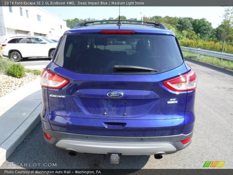 Deep Impact Blue / Medium Light Stone 2014 Ford Escape SE 2.0L EcoBoost 4WD