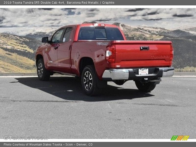 Barcelona Red Metallic / Graphite 2019 Toyota Tundra SR5 Double Cab 4x4