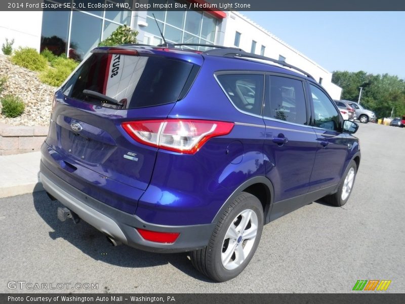 Deep Impact Blue / Medium Light Stone 2014 Ford Escape SE 2.0L EcoBoost 4WD