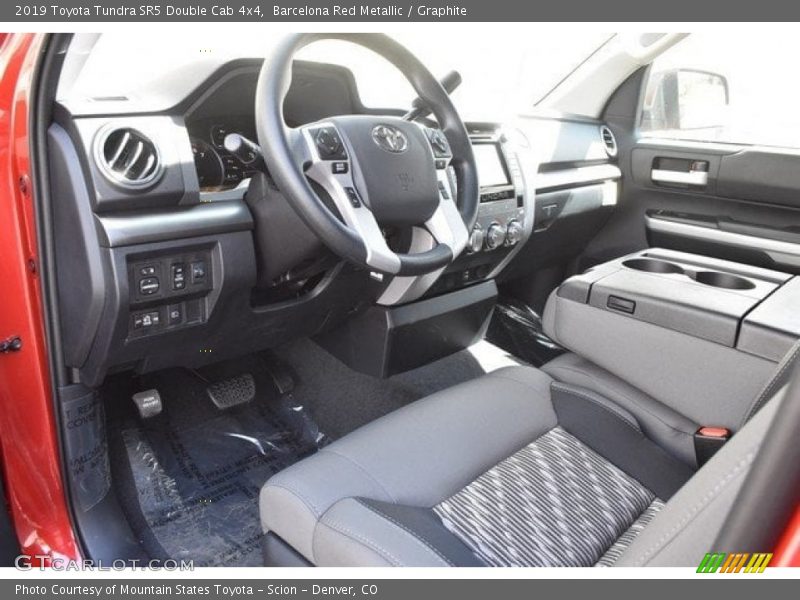 Barcelona Red Metallic / Graphite 2019 Toyota Tundra SR5 Double Cab 4x4