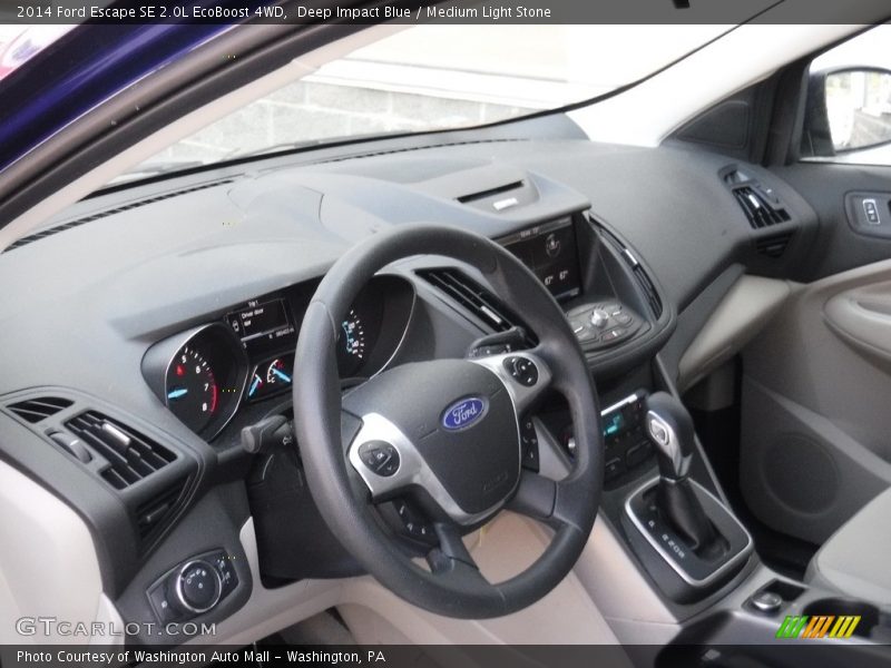 Deep Impact Blue / Medium Light Stone 2014 Ford Escape SE 2.0L EcoBoost 4WD