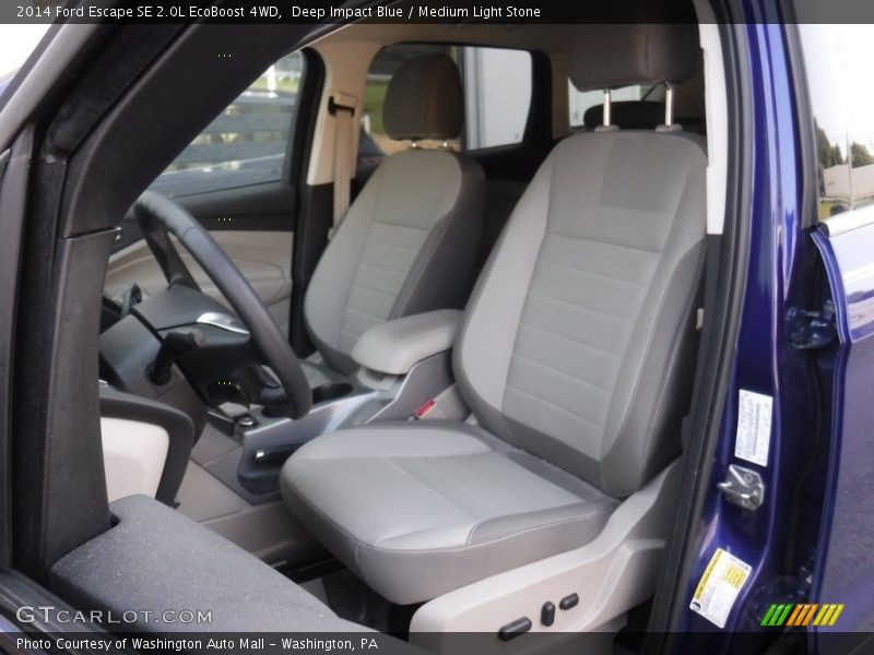 Deep Impact Blue / Medium Light Stone 2014 Ford Escape SE 2.0L EcoBoost 4WD