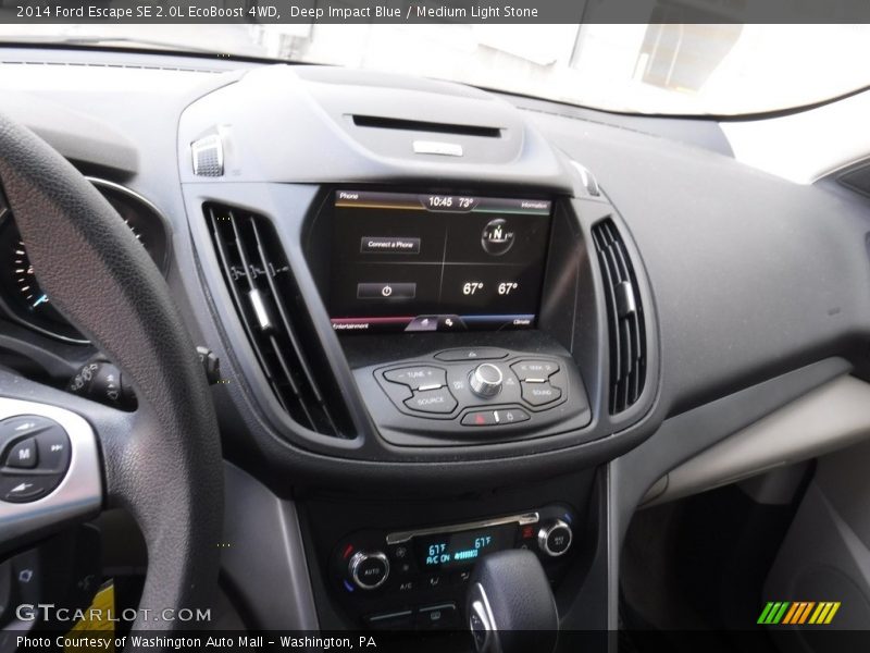 Deep Impact Blue / Medium Light Stone 2014 Ford Escape SE 2.0L EcoBoost 4WD