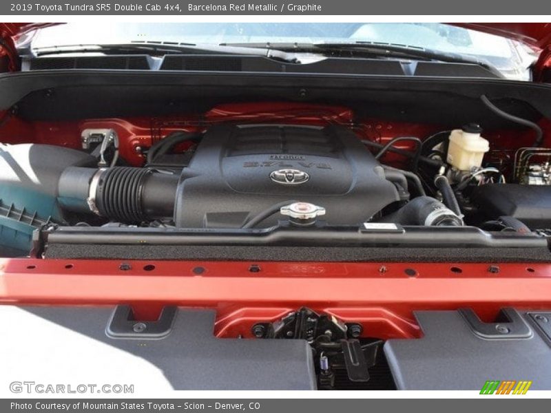 Barcelona Red Metallic / Graphite 2019 Toyota Tundra SR5 Double Cab 4x4