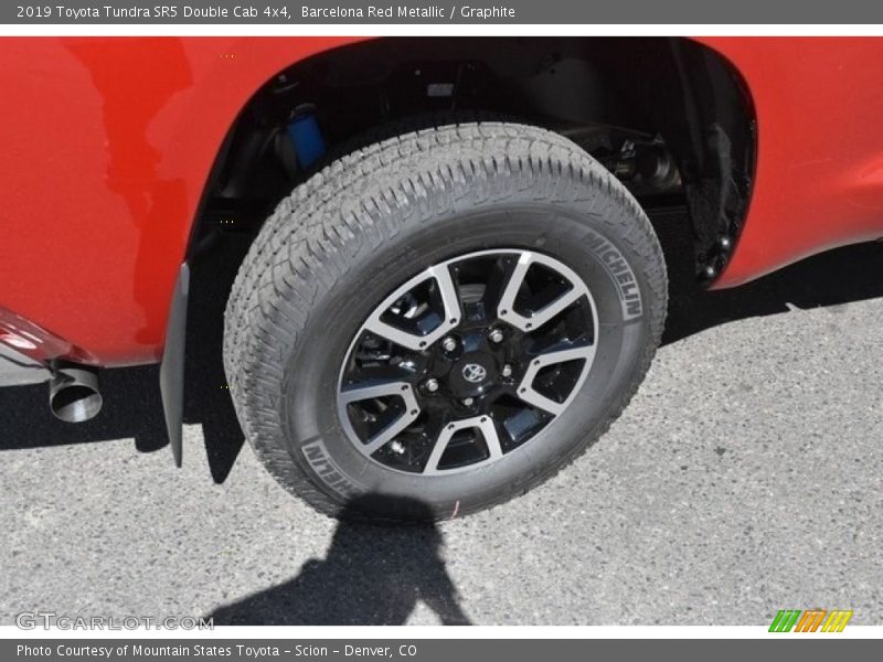Barcelona Red Metallic / Graphite 2019 Toyota Tundra SR5 Double Cab 4x4