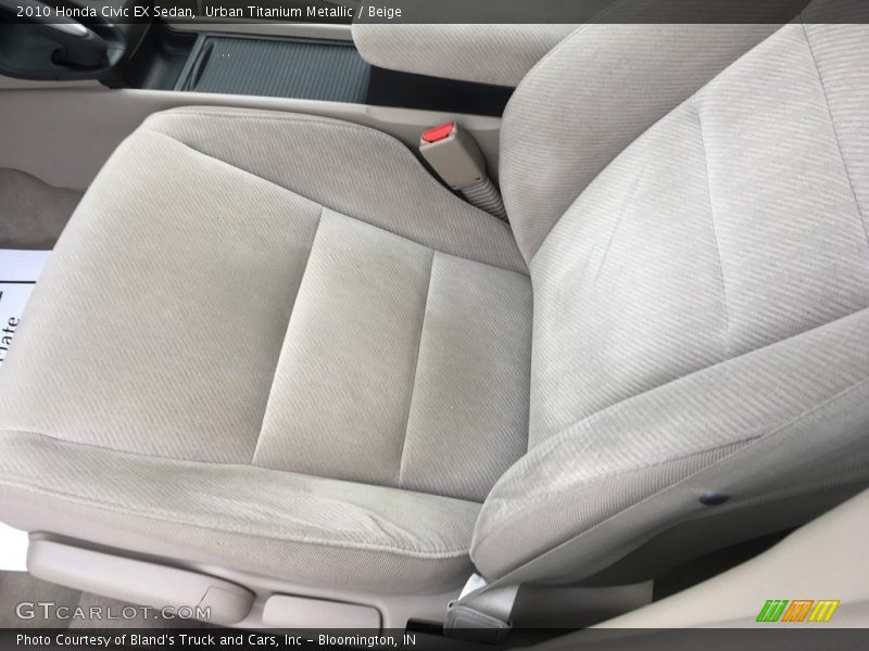Urban Titanium Metallic / Beige 2010 Honda Civic EX Sedan