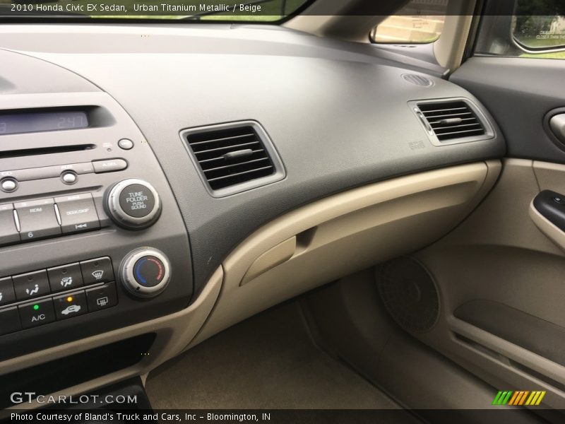 Urban Titanium Metallic / Beige 2010 Honda Civic EX Sedan