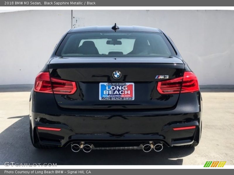 Black Sapphire Metallic / Black 2018 BMW M3 Sedan