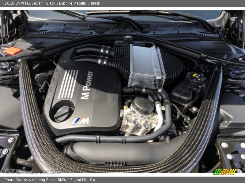 Black Sapphire Metallic / Black 2018 BMW M3 Sedan