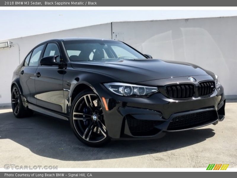 Black Sapphire Metallic / Black 2018 BMW M3 Sedan