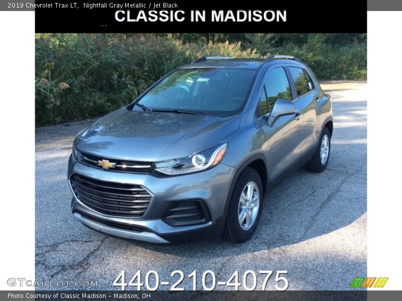 Nightfall Gray Metallic / Jet Black 2019 Chevrolet Trax LT