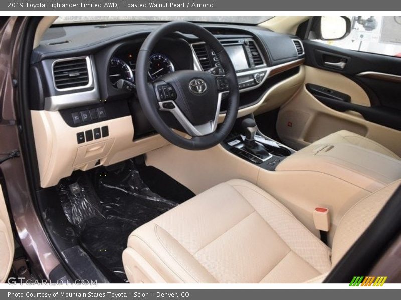  2019 Highlander Limited AWD Almond Interior