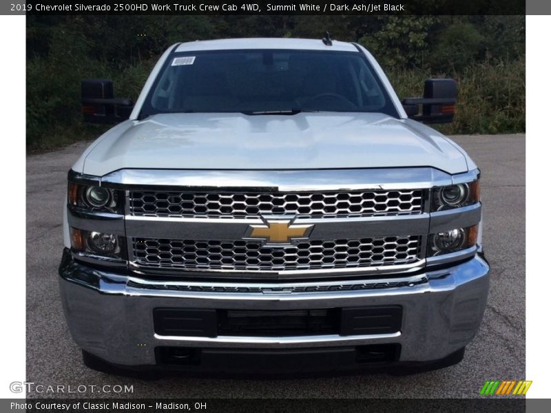 Summit White / Dark Ash/Jet Black 2019 Chevrolet Silverado 2500HD Work Truck Crew Cab 4WD