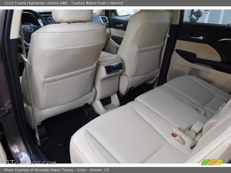 Rear Seat of 2019 Highlander Limited AWD