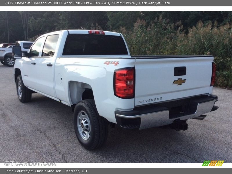 Summit White / Dark Ash/Jet Black 2019 Chevrolet Silverado 2500HD Work Truck Crew Cab 4WD
