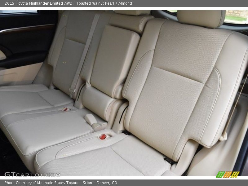 Rear Seat of 2019 Highlander Limited AWD