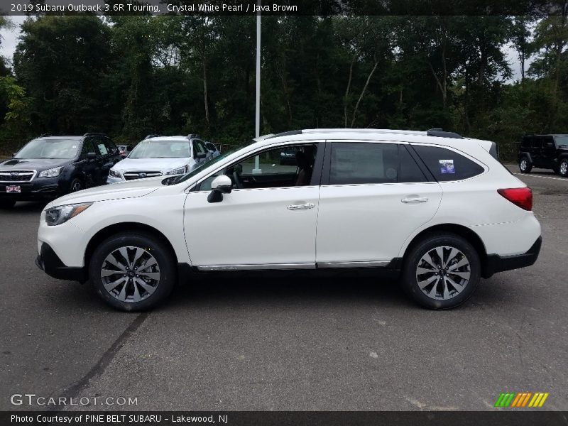 Crystal White Pearl / Java Brown 2019 Subaru Outback 3.6R Touring