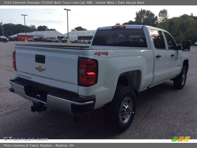Summit White / Dark Ash/Jet Black 2019 Chevrolet Silverado 2500HD Work Truck Crew Cab 4WD