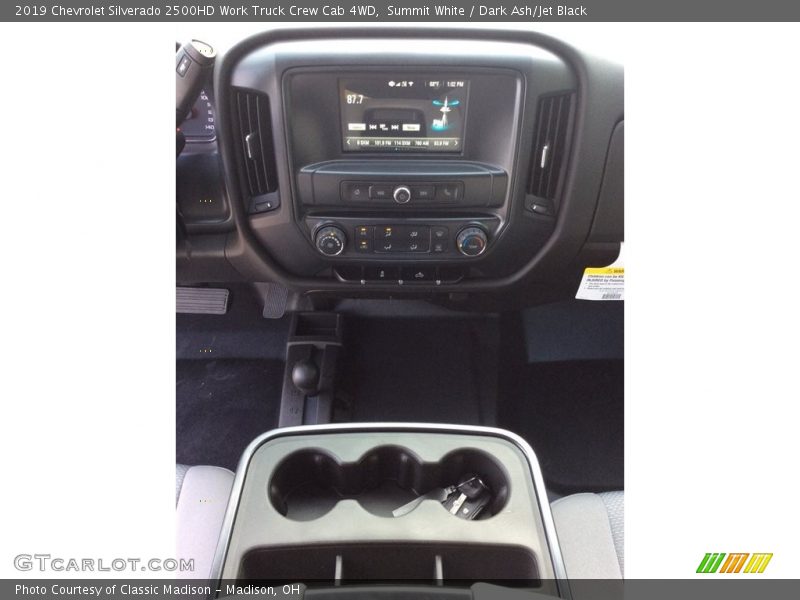 Summit White / Dark Ash/Jet Black 2019 Chevrolet Silverado 2500HD Work Truck Crew Cab 4WD