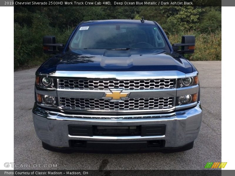 Deep Ocean Blue Metallic / Dark Ash/Jet Black 2019 Chevrolet Silverado 2500HD Work Truck Crew Cab 4WD