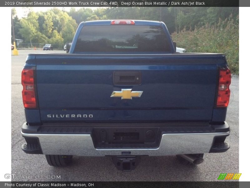 Deep Ocean Blue Metallic / Dark Ash/Jet Black 2019 Chevrolet Silverado 2500HD Work Truck Crew Cab 4WD