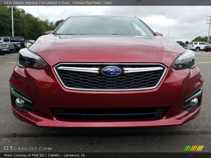 Crimson Red Pearl / Ivory 2019 Subaru Impreza 2.0i Limited 4-Door