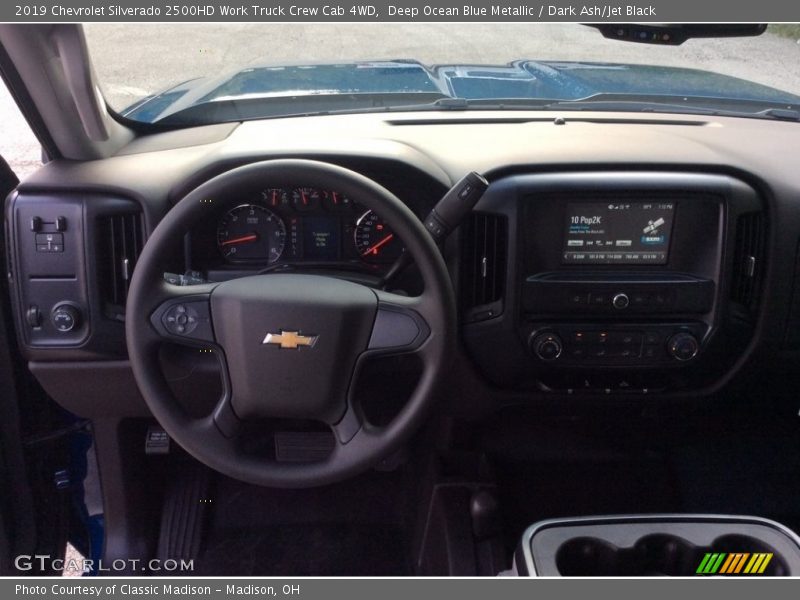 Deep Ocean Blue Metallic / Dark Ash/Jet Black 2019 Chevrolet Silverado 2500HD Work Truck Crew Cab 4WD